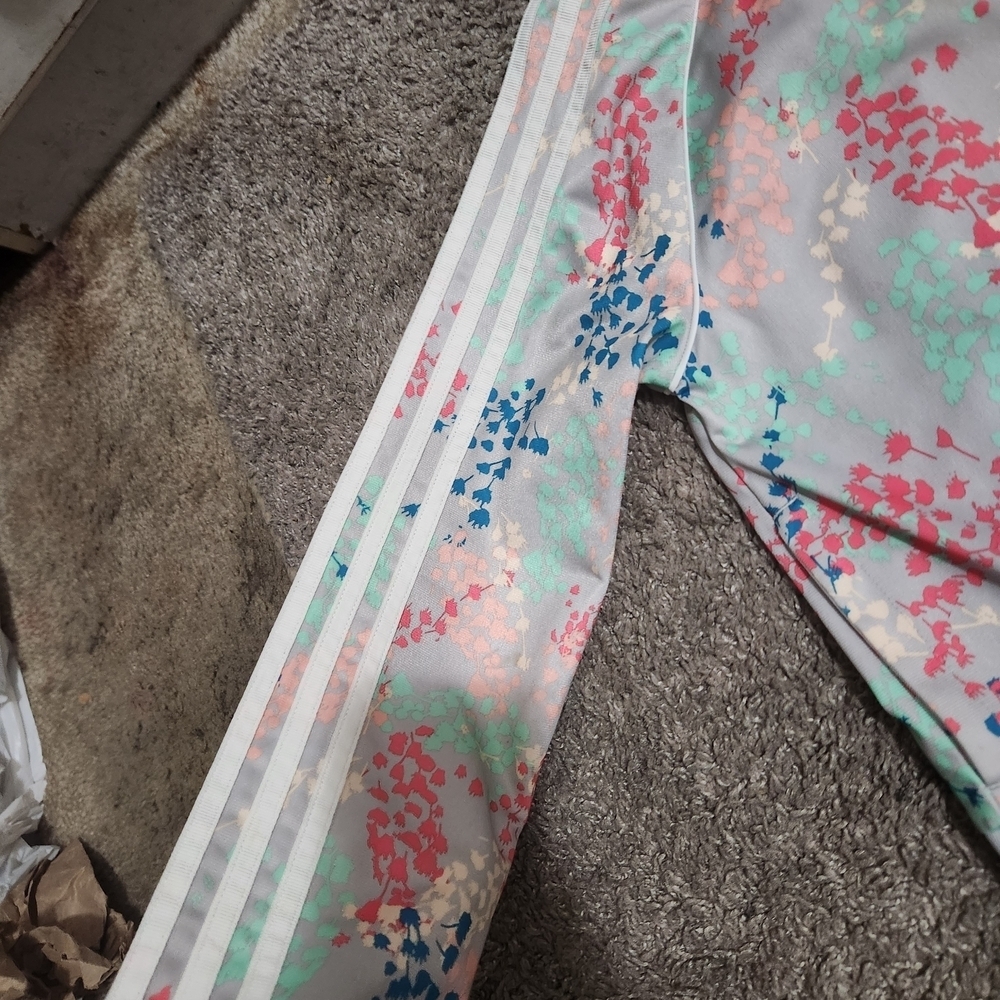 Adidas Girls Floral Track Jacket - Multicolor - Picture 2 of 3